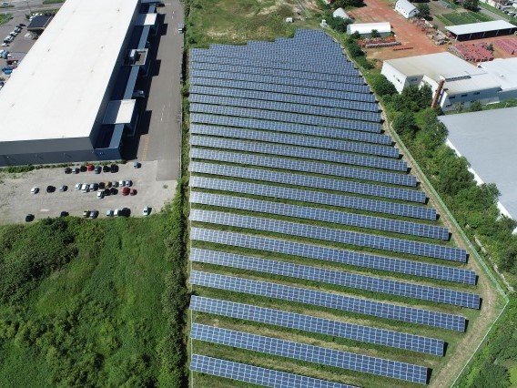 太陽設備北海道江別発電所写真②